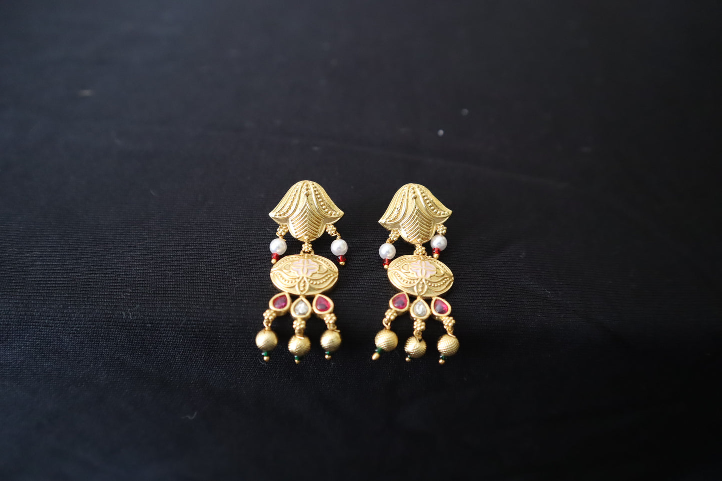 Pearl-Threaded Heritage Necklace Set