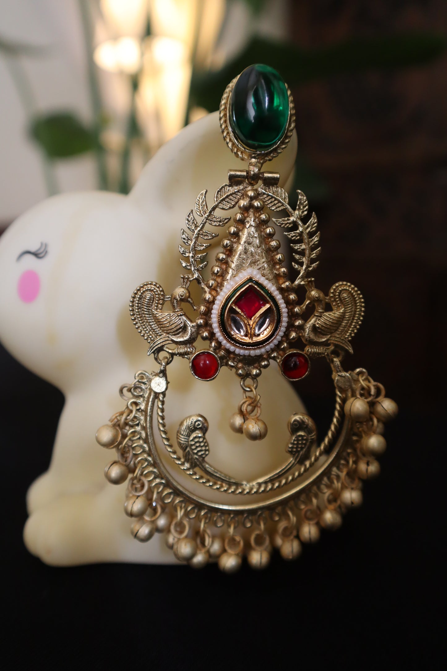 Vanmala Peacock Chandelier