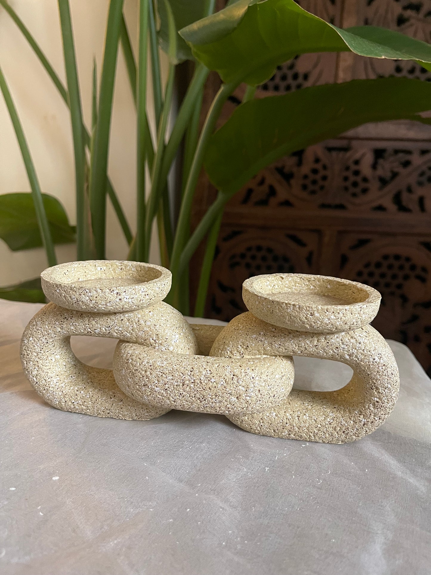 StoneLink Twin Candle Holder
(Available in Ash Grey & Sandstone Beige)