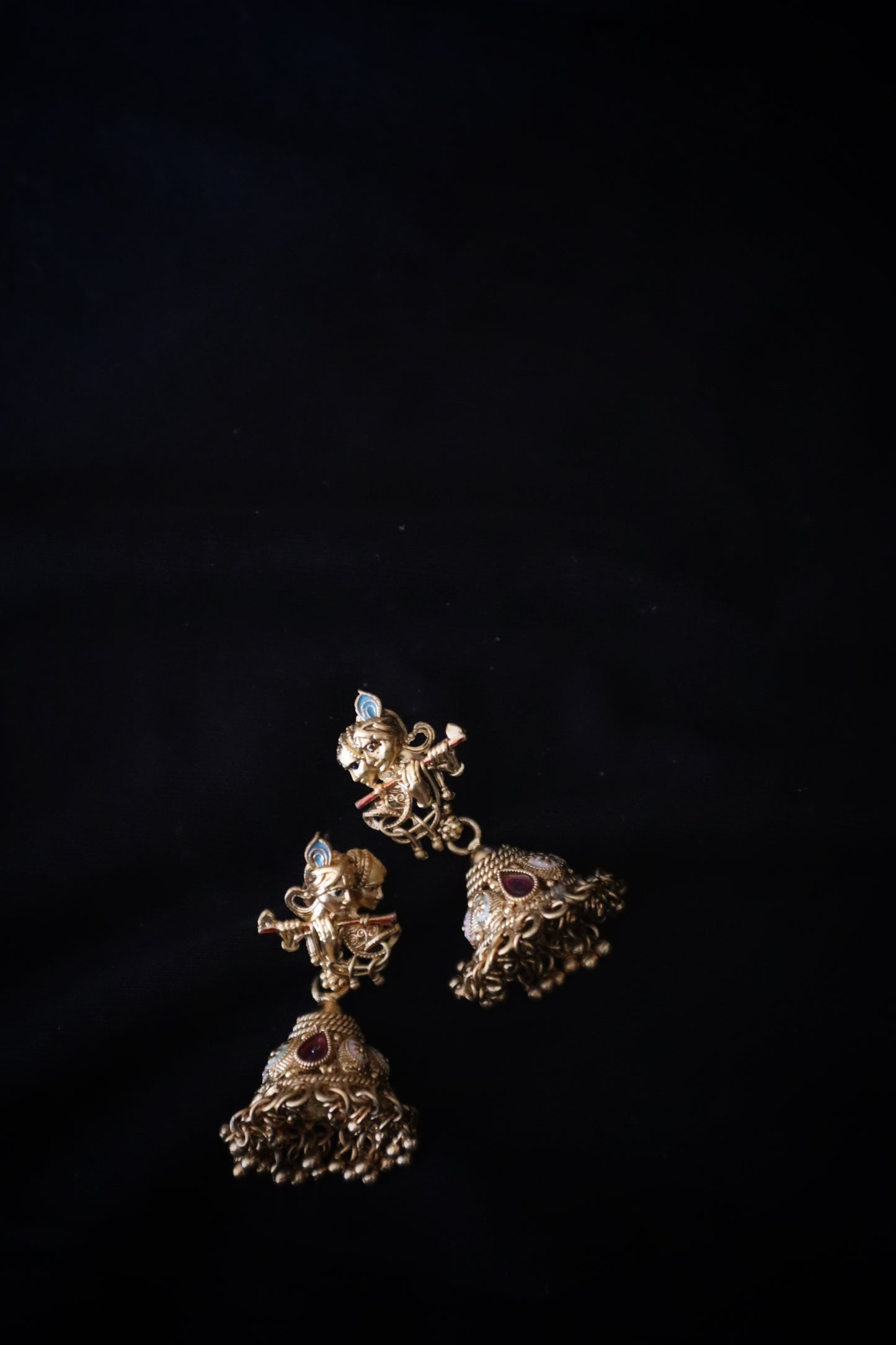 Krishna Mural Jhumka